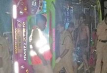 പൊന്കുന്നത്ത് ശബരിമല തീര്ത്ഥാടകര് സഞ്ചരിച്ച ബസ് മറിഞ്ഞു;നിരവധിപേര്ക്ക് പരുക്ക്