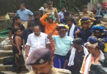 മന്ത്രി പൊന് രാധാകൃഷ്ണന്റെ വാഹനം തടഞ്ഞെന്ന വാര്ത്ത:തടഞ്ഞത് മന്ത്രിയെയല്ല കൂടെ വന്ന വാഹനമെന്ന് പോലീസ്;ദൃശ്യങ്ങള് പുറത്തുവിട്ടു